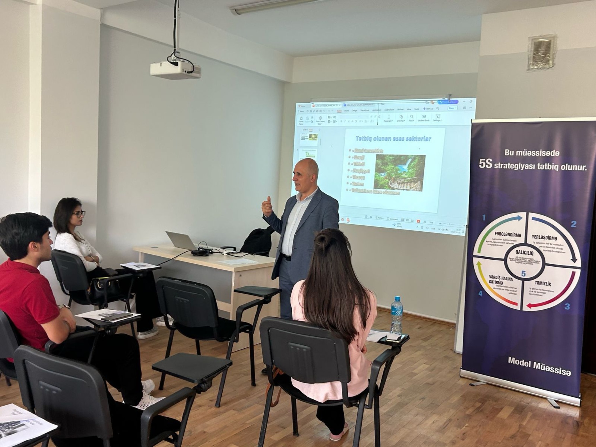"Dayanıqlı Biznesin İnkişafında Yaşıl İqtisadiyyatın Rolu" mövzusunda təlim keçirilib.