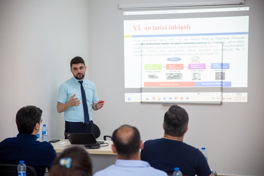 İstehsalat təlimlərinin 1-ci hissəsi keçirilib