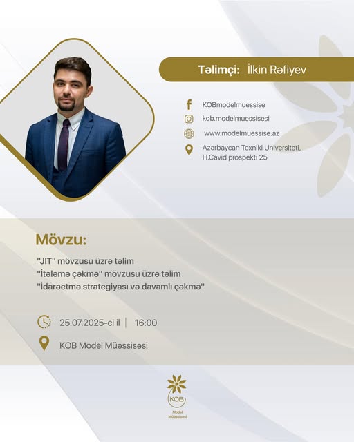 İstehsalat təlimlərinin 3-cü hissəsi keçiriləcək
