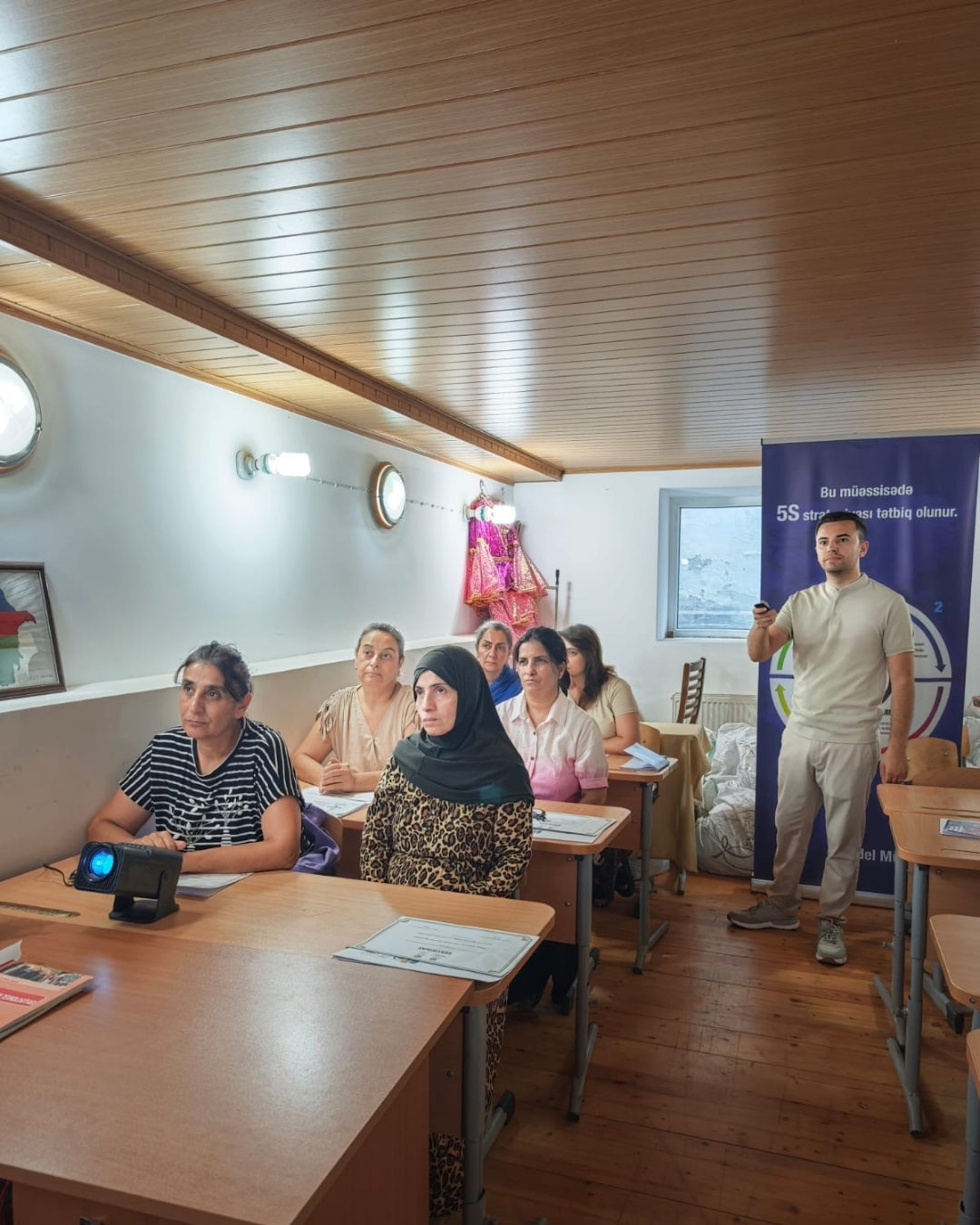 İstehsal prosesinin idarəedilməsi mövzusunda təlim keçirilib.
