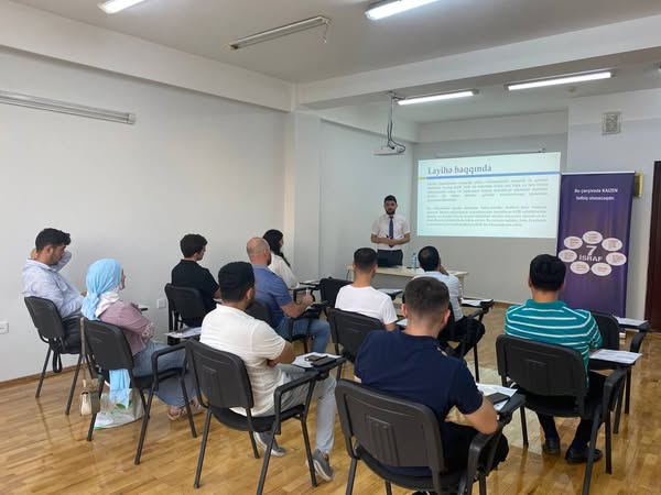 Istehsalat təlimlərinin 1-ci hissəsi keçirilib
