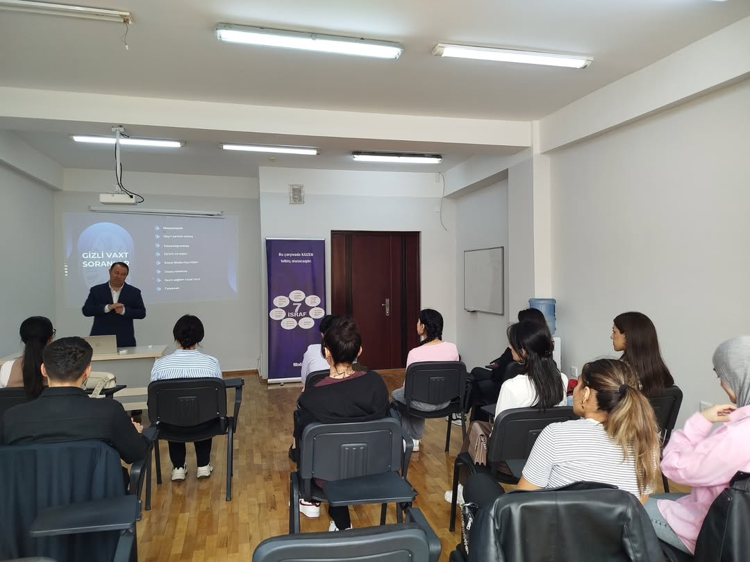 Vaxtın idarəedilməsi mövzusunda təlim keçirilib.