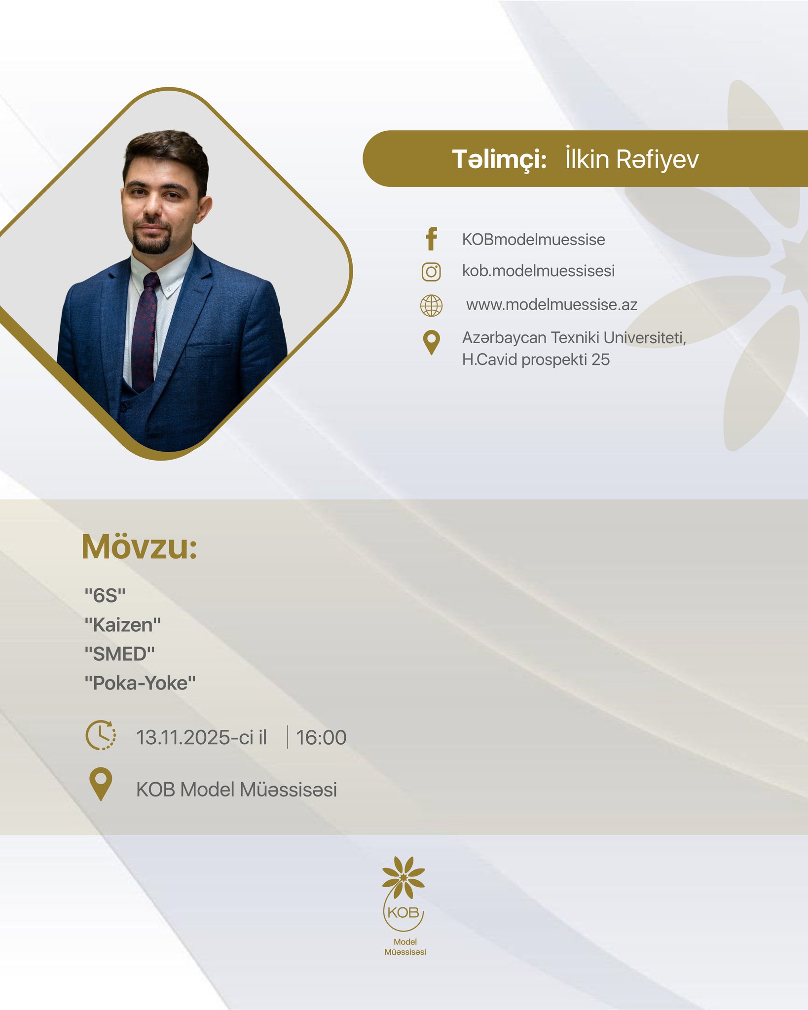 Istehsalat təlimlərinin 2-ci hissəsi keçiriləcək