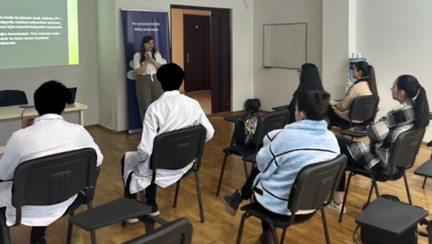 Layihələrin PR-nın təşkili mövzusunda təlim keçirilib.